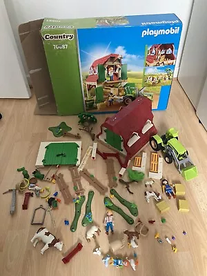 Buy Playmobil Country Farm Set With Tractor & Small Animals Set 70887 Not Complete • 20.99£
