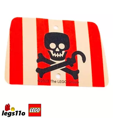 Buy LEGO Pirate Ship Sail With Skull & Crossbones 7cm X 5cm NEW 103913 • 3.79£