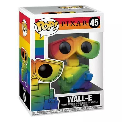 Buy Wall-E Pop! Pride Vinyl Figurine ( Rnbw ) 9 CM Disney Pixar Funko Figure 45 • 35.08£