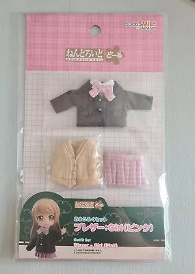 Buy Nendoroid Doll Outfit Set Blazer School Uniform Girl Pink Good Smile Company • 40£