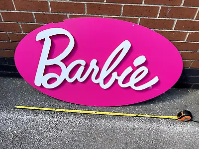 Buy Large BARBIE Shop Sign - Ex Toy R Us - Hanging Display Header MATTEL 2015 Oval • 74.99£