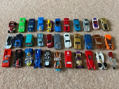 Buy Lot Of 33 Hot Wheels Cars Mystery Machine Motorbike Some Collectables • 65£