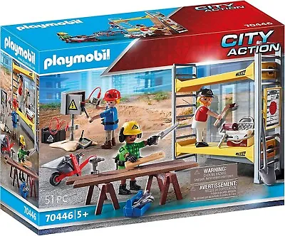 Buy Playmobil City Action Construction Scaffold 70446 Kids Playset 5+ • 14.99£