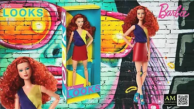 Buy Barbie Signature Doll - Barbie Looks Doll Model #13 - Red Hair Mattel Nrfb • 38.78£