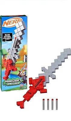 Buy NERF Minecraft Heartstealer Sword Blaster F7597 - New • 18.99£