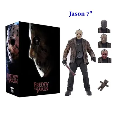 Buy NECA Freddy Vs Jason Ultimate Jason Voorhees 7  Action Figure Model PVC Doll Toy • 31.99£