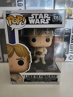 Buy Funko POP! Star Wars Luke Skywalker #594 Includes 0.5 Protector • 12.49£
