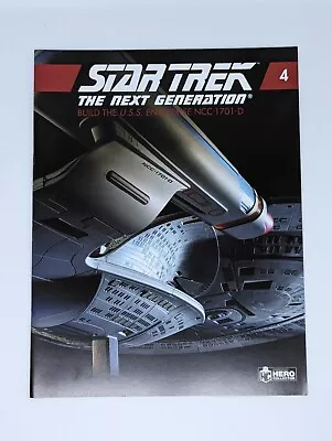 Buy Fanhome Eaglemoss Build The Star Trek Uss Enterprise Ncc-1701 D Magazine 4 • 10£