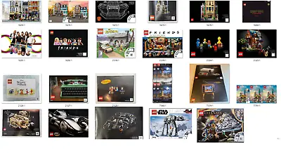 Buy LEGO Instructions NEW! Various Sets (10255-10270-76139-10273-10278-10292-21316-71741 • 25.68£