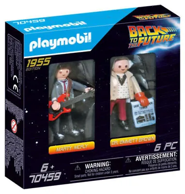 Buy Playmobil Back To The Future Marty & Dr. Emmett Figure Set 6 Pieces 4+ New 70459 • 11.95£