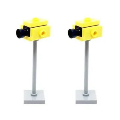 Buy LEGO City 2x Speed/ULEZ Camera Traffic Light Street Road Town Train Scenery • 3.95£