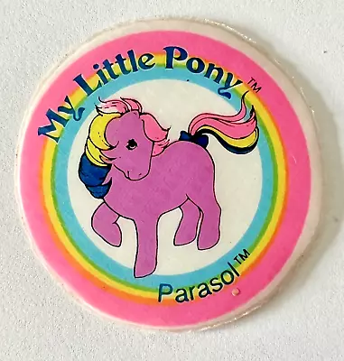 Buy My Little Pony G1 Sticker Puffy Front Parasol MLP Vintage 1980s • 7.49£