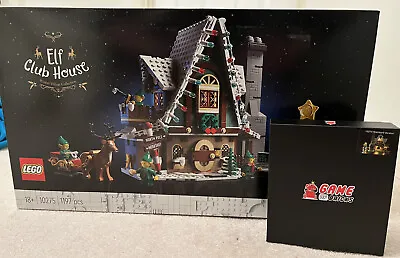 Buy LEGO SET - 10275 . Elf Club House - New In Box With Light Set 🎄 Retired Set • 159£