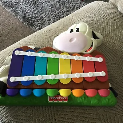 Buy Vintage Fisher Price Cow Xylophone 2006 Rare No Stick • 12.99£