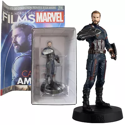 Buy Eaglemoss Marvel Movie Collection Issue #76 Captain America Figure With Magazine • 25£