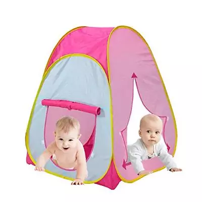 Buy Pop 'N' Fun Multicolour Kids Pop-Up Camp Play House Activity Tent 90x75cm • 10.99£