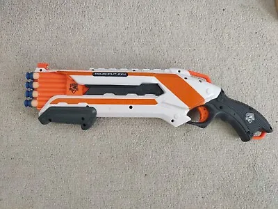Buy NERF Roughcut 2x4 Pump Action Blaster Fires Double Bullets, With Sucker Darts • 5£