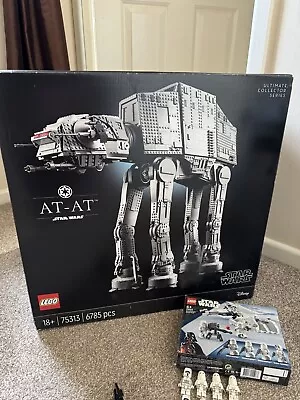 Buy LEGO STAR WARS: AT-AT (75313) With 3 X Set Of Mini Figures 75320 IMMACULATE • 430£