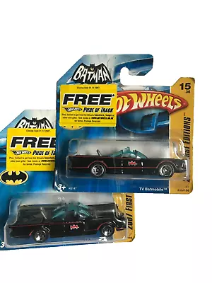 Buy Hot Wheels - TV Batmobile 2007 (First Editions) New And Sealed X2 • 7.99£