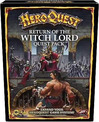 Buy Hasbro HeroQuest: Return Of The Witch Lord Quest Expansion Pack **BRAND NEW** • 29.99£