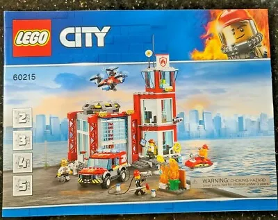 Buy Lego City 60215 Fire House Instruction Manual ONLY • 4.73£