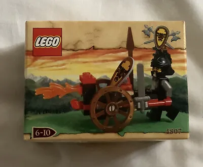 Buy Vintage Lego 4807 CASTLE/KNIGHTS Fire Attack, New, Boxed,Sealed, Great Condition • 59.99£