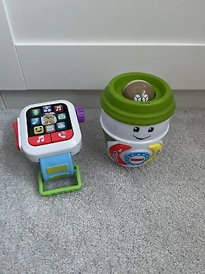 Buy Fisher-Price Laugh And Learn Smart Watch Toy And Coffee Cup Interactive Toys • 6.99£