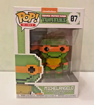 Buy Funko Pop 8bit Teenage Mutant Ninja Turtles TMNT Michelangelo 07 Figure • 25.74£