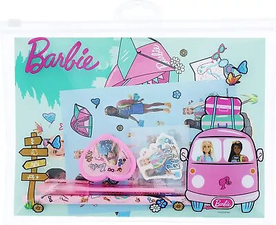 Buy Barbie Super Stationery Set | Kids School Stationery Set | Pink Gifts | • 9.72£
