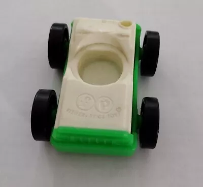 Buy Toy Vintage Fisher Price -  Car Green/white For Play Family Action Garage -1970s • 4.75£