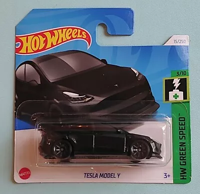 Buy Hot Wheels 2024. Tesla Model Y. HW Green Speed. New Collectable Toy Model Car. • 4.49£