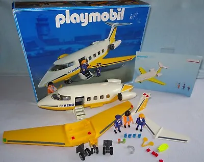 Buy PLAYMOBIL 3185 JET PLANE With Figures And Accessories VGC Complete With Box • 46.99£