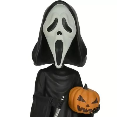 Buy SCREAM Ghostface & Pumpkin Bobblehead Royal Bobbles Statue Head Knocker NECA • 60.05£