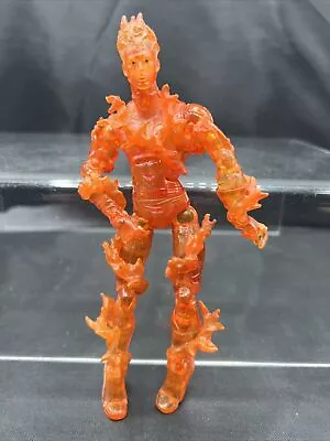 Buy MARVEL / TOYBIZ -FANTASTIC FOUR - HUMAN TORCH - 6” ACTION FIGURE  - Flame On • 2.99£
