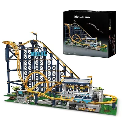 Buy New!! MOULD KING 11012 Amusement Park Roller Coaster With Motor  • 99.99£