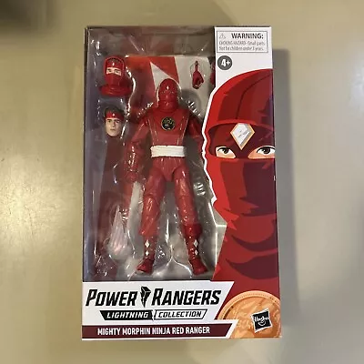 Buy Power Rangers Lightning Collection Ninja Red Ranger Mighty Morphin 6” Figure • 24.99£