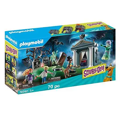 Buy Playmobil Scooby Doo! - Adventure On The Cemetery 70362 Kids TV Show Playset • 26.99£