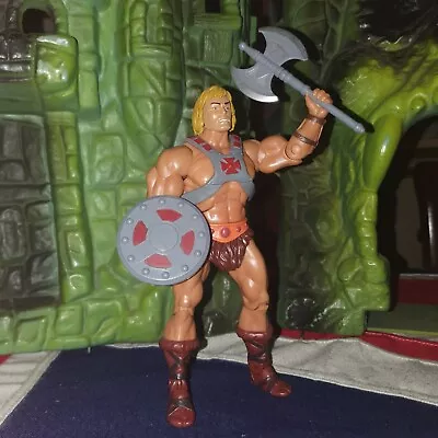 Buy Masters Of The Universe Classic Action Figures HE-MAN Battle Axe Shield MOTUC • 0.99£