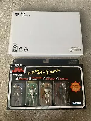 Buy Hasbro Vintage Collection Star Wars: The Bad Batch 4-Pack Brand New W/ Shipper • 74£