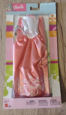 Buy Barbie Royal Circle Clothing Fashions Coral Gown Boxed Accessories • 14.99£