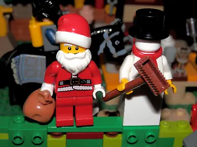 Buy Lego Minifigures - Series 8 - Santa And A Snowman- Lego Mini Figure • 7.95£