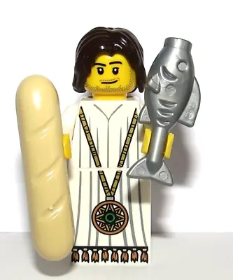 Buy Lego Jesus Minifigure With Bread & Fish Easter Xmas Nativity Advent Bible  • 5.75£