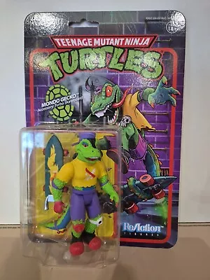Buy Teenage Mutant Ninja Turtles Mondo Geko ReAction Figure Super 7 • 10£