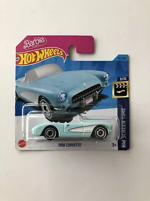Buy Hot Wheels 🔥 1956 CORVETTE Blue From Barbie The Movie - 1:64 Rare New & Sealed • 6.99£