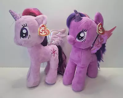Buy TY Sparkle My Little Pony Princess 27cm Twinkle Pink & Purple 2014/2015 Teddys • 14.99£