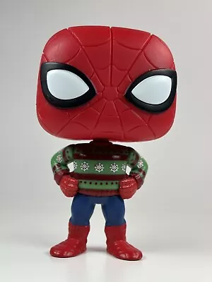 Buy Funko POP! Marvel Spider-Man Holiday Christmas #1284 Vinyl Figure Unboxed • 10£