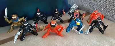 Buy 9 X 1994 Vintage FISHER PRICE GREAT ADVENTURES Red, Black, Blue Knights Figures • 27£