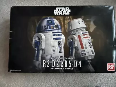 Buy Star Wars R2-D2 & R5-D4 1/12 Scale Plastic Model Kit BANDAI JAPAN NEW • 59£