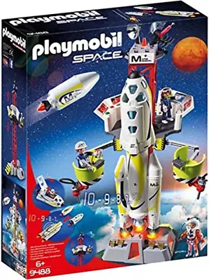 Buy Playmobil 9488 Space Mars Mission Rocket With Launch Site With Lights And Sound, • 80.80£