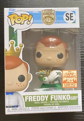Buy FUNKO POP! Freddy Funko As Green Power Ranger LE 5000 Pieces Camp Fun Days  NEW • 20£